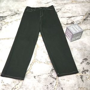 Women's Sze 12 Dark BlACK RETRO TROUSER. GREAT CONDITION!